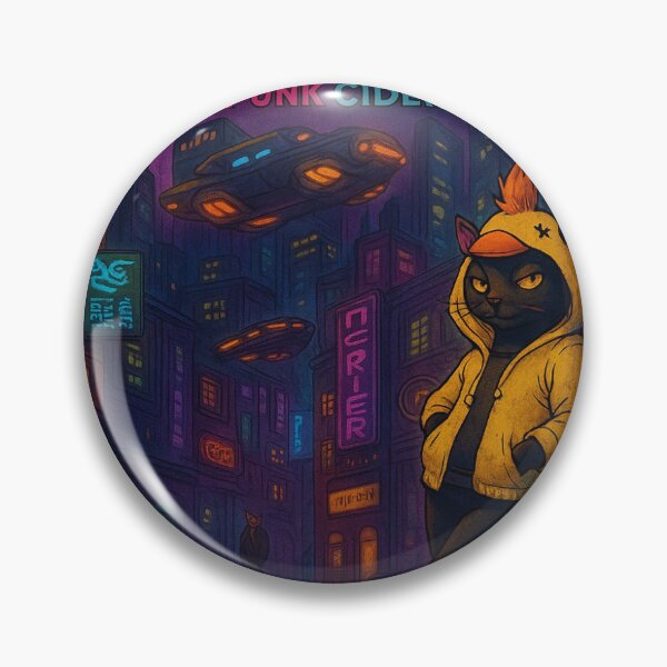 Item preview, Cyberpunk Cat designed and sold by SFSean.