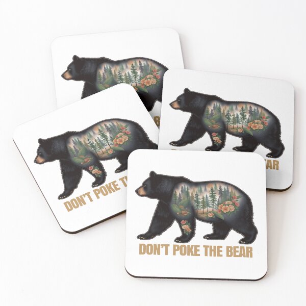 Item preview, Don't Poke The Bear. vintage. designed and sold by EunsooLee.