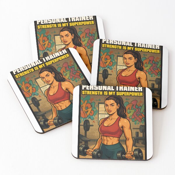 Item preview, Female Personal Trainer – Fitness & Motivation Illustration designed and sold by shellymope.