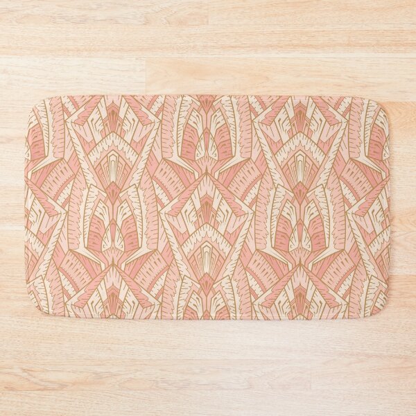 Item preview, Art Deco architectural kaleidoscope in pink designed and sold by runcatrun.