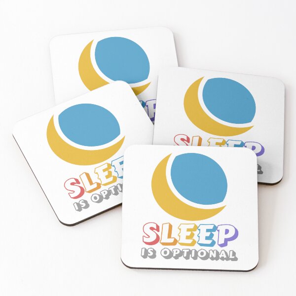 Item preview, Sleep is optional funny quote design designed and sold by CleanDecor.