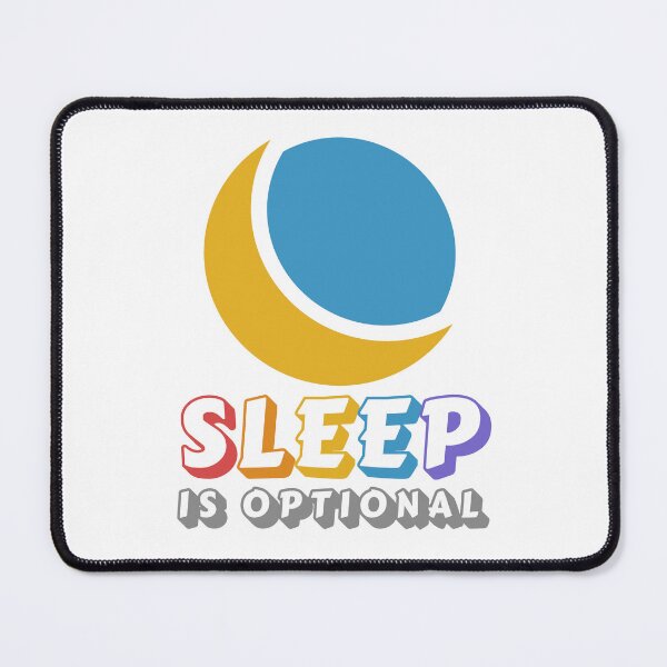 Item preview, Sleep is optional funny quote design designed and sold by CleanDecor.