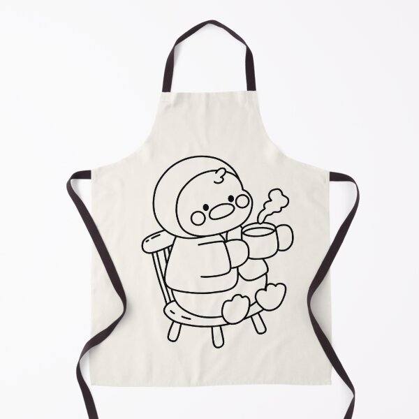 Item preview, Doodle Cute Duck Drinking Hot Chocolate designed and sold by Hanazumiart.