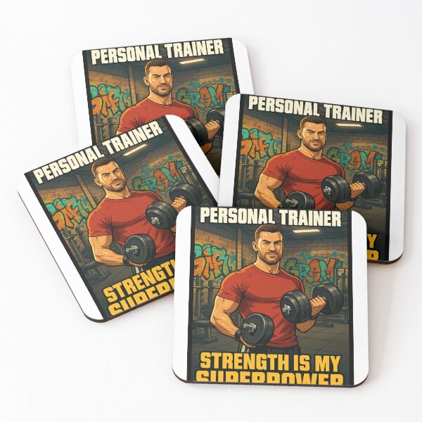 Item preview, Male Personal Trainer – Fitness & Motivation Illustration designed and sold by shellymope.