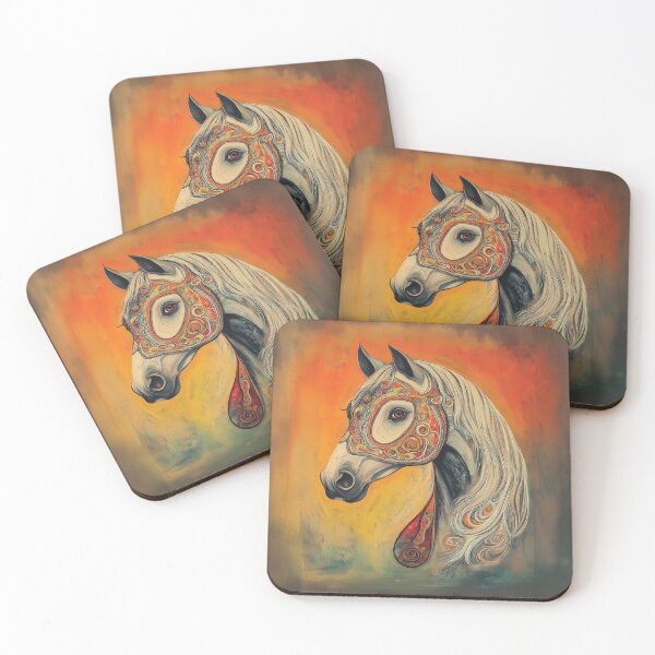 Item preview, A beautiful Arabian horse design with a radial pattern composition. designed and sold by HEMRO.
