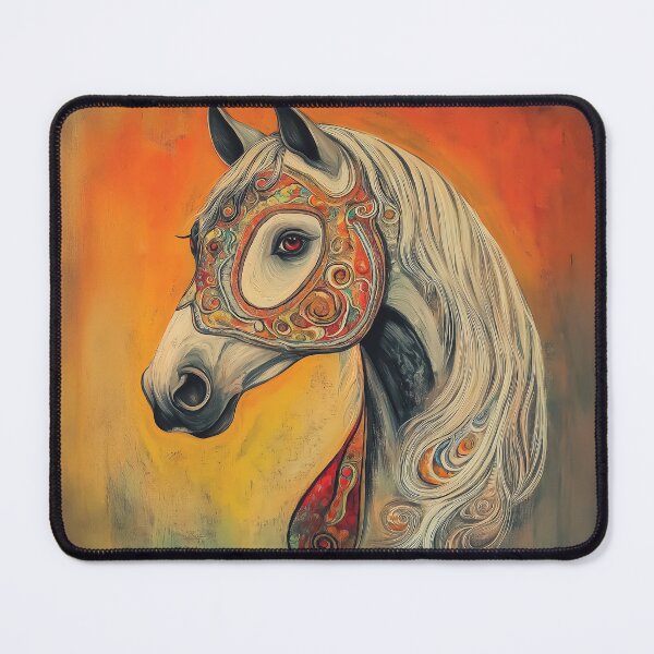 Item preview, A beautiful Arabian horse design with a radial pattern composition. designed and sold by HEMRO.