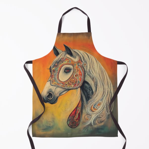 Item preview, A beautiful Arabian horse design with a radial pattern composition. designed and sold by HEMRO.