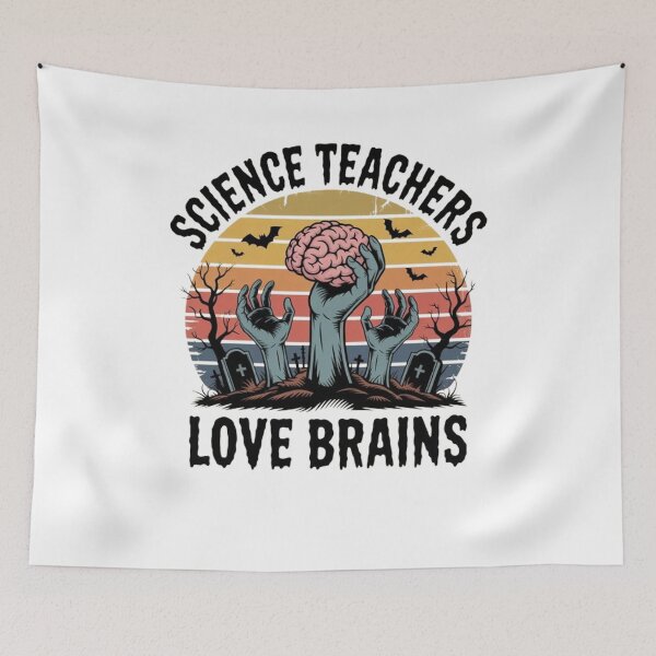 Item preview, Science Teachers love brains Halloween designed and sold by BHMARTS.