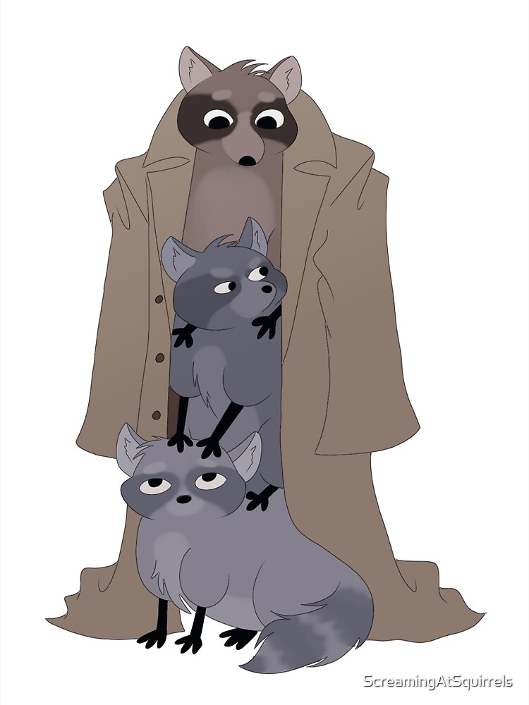 Raccoons In A Trench Coat