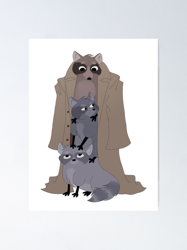 Raccoons In A Trench Coat
