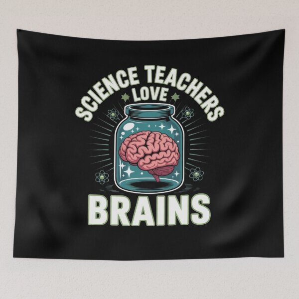 Item preview, Science Teachers love brains Halloween designed and sold by BHMARTS.