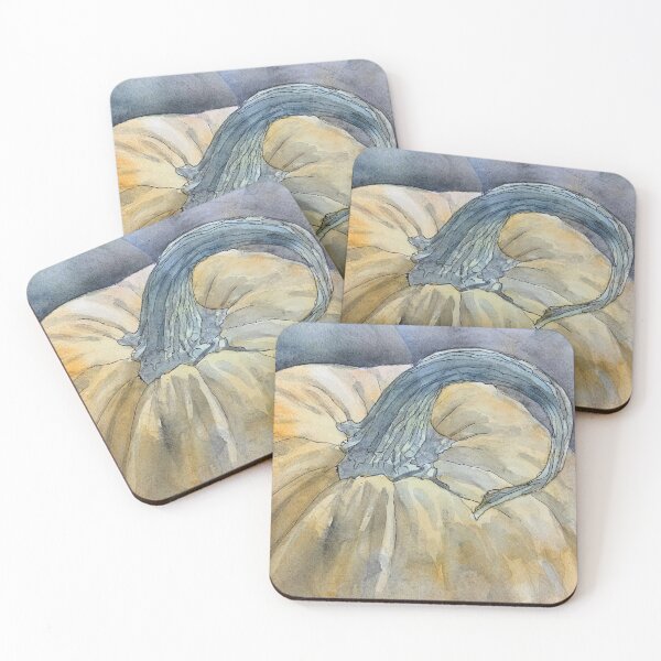 Item preview, Pumpkin stalk watercolour painting  designed and sold by Bmoony.