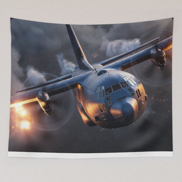 Item preview, AC-130J Ghostrider During Live Fire designed and sold by Skyframe Aviation.