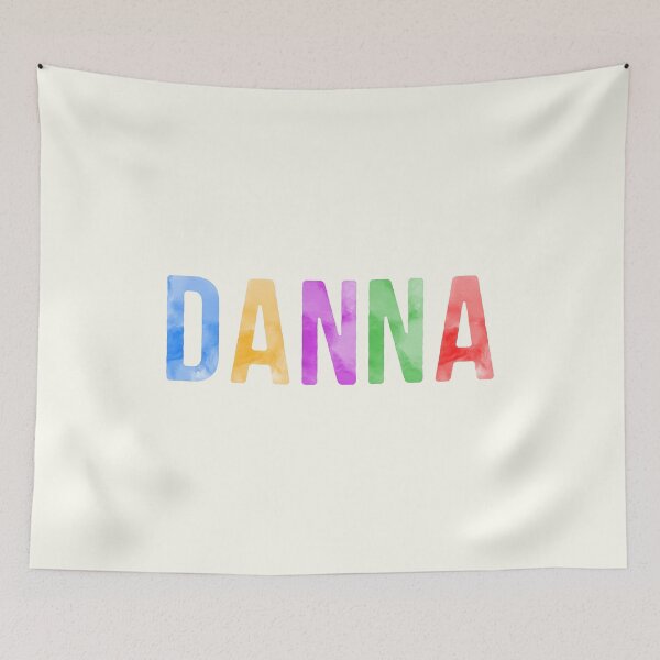 Item preview, Danna Name Bright Colors designed and sold by Jeallan Designs.