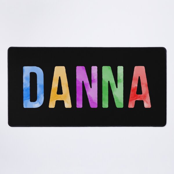 Item preview, Danna Name Bright Colors designed and sold by Jeallan Designs.