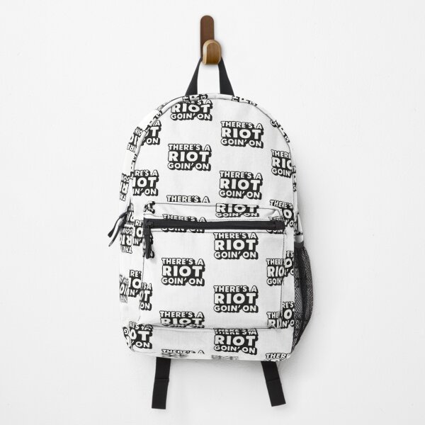 Item preview, TERE’S A RIOT GOIN’ON – Black & White Typography designed and sold by RICK-TURNER.