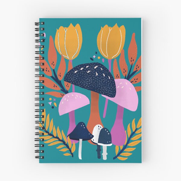 Item preview, Teal Shrooms designed and sold by Shell Doodles Art.