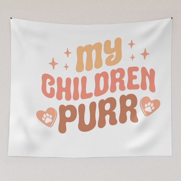 Item preview, My Children Purr designed and sold by artcultreone.