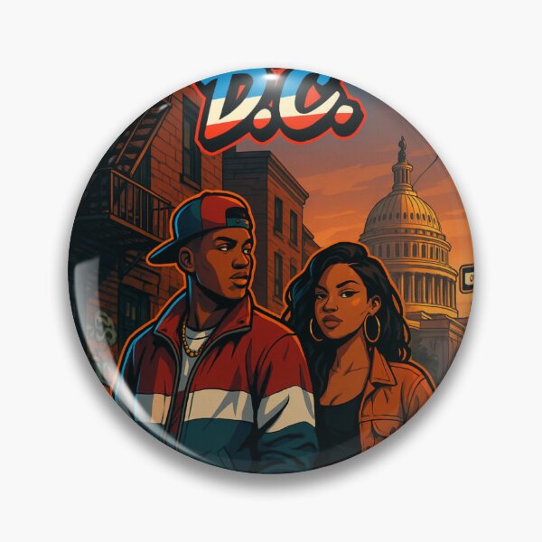 Item preview, Washington D.C. Vibes – City & Landmark Illustration designed and sold by shellymope.
