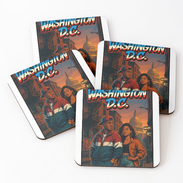Item preview, Washington D.C. Vibes – City & Landmark Illustration designed and sold by shellymope.