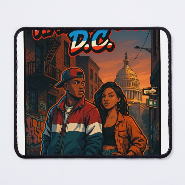 Item preview, Washington D.C. Vibes – City & Landmark Illustration designed and sold by shellymope.