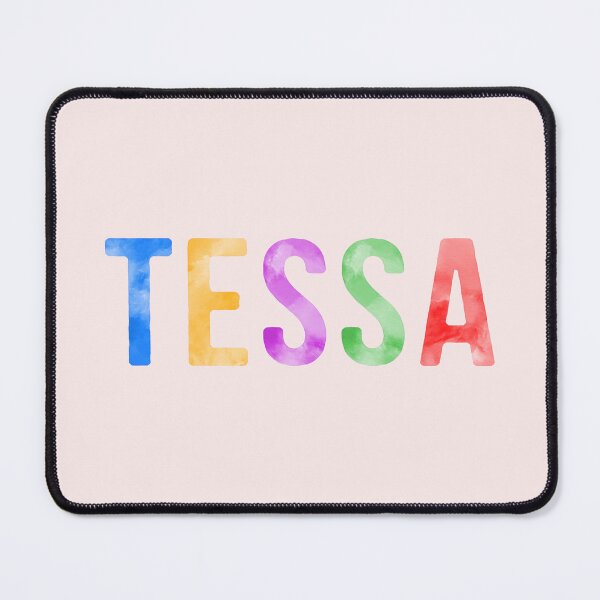Item preview, Tessa Name Bright Colors designed and sold by Jeallan Designs.