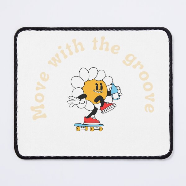 Item preview, Retro Daisy Flower Skater Sticker & T-Shirt Design designed and sold by Pophands.