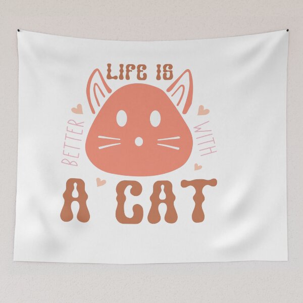 Item preview, Life Is A Cat designed and sold by artcultreone.
