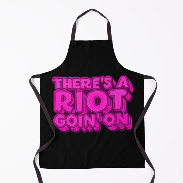 Item preview, TERE’S A RIOT GOIN’ON – Funky Pink Typography designed and sold by RICK-TURNER.