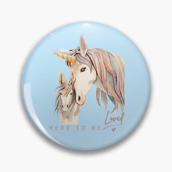 Artikelvorschau, Here to be loved - Einhorn Familie BLUE entworfen und verkauft von Silvernuit.