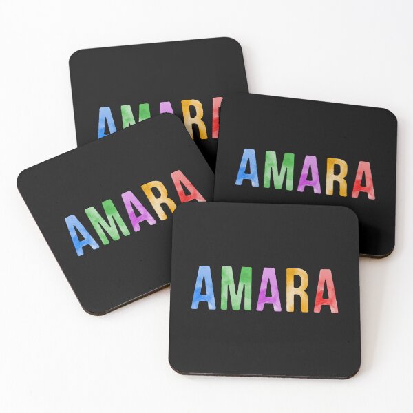 Item preview, Amara Name Bright Colors designed and sold by Jeallan Designs.