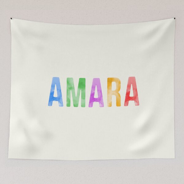 Item preview, Amara Name Bright Colors designed and sold by Jeallan Designs.