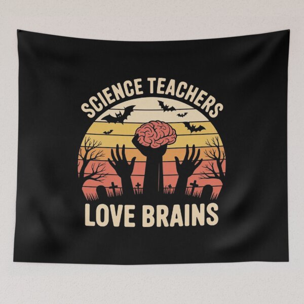 Item preview, Science Teachers love brains Halloween designed and sold by BHMARTS.