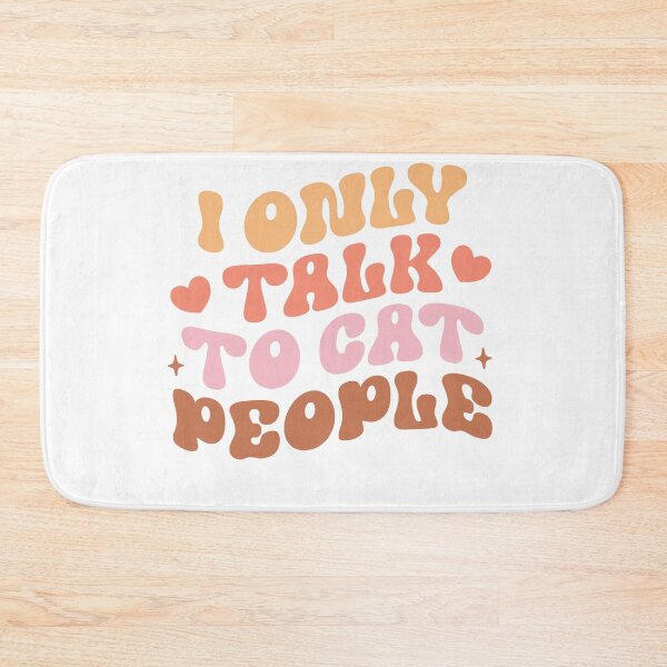Item preview, I Only Talk To Cat People designed and sold by artcultreone.