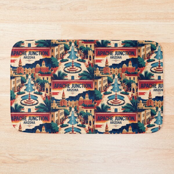 Item preview, Apache Junction Arizona 1950s USA Vintage Travel Tourism designed and sold by TravelersGems.