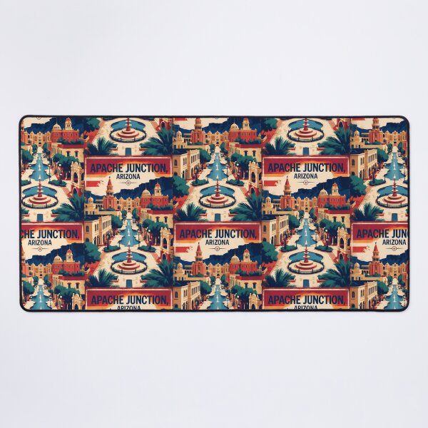 Item preview, Apache Junction Arizona 1950s USA Vintage Travel Tourism designed and sold by TravelersGems.