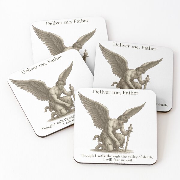 Item preview, Psalm 23:4 Angel Warrior – Deliver Me Father Christian Design designed and sold by DMSdesigns1.