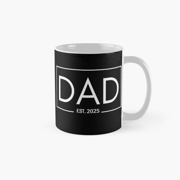 Item preview, Modern dad square 2025 first time fathers day designed and sold by Lady-Frost.