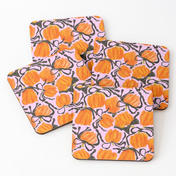 Item preview, Coquette Halloween Pumpkins with Bows Cute Girly Aesthetic  designed and sold by aneladesigns.