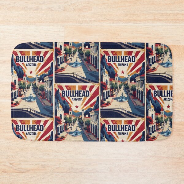 Item preview, Bullhead Arizona 1950s USA Vintage Travel Tourism designed and sold by TravelersGems.
