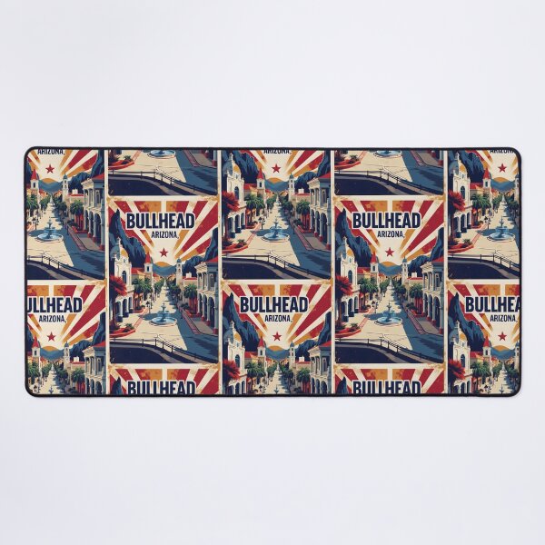 Item preview, Bullhead Arizona 1950s USA Vintage Travel Tourism designed and sold by TravelersGems.
