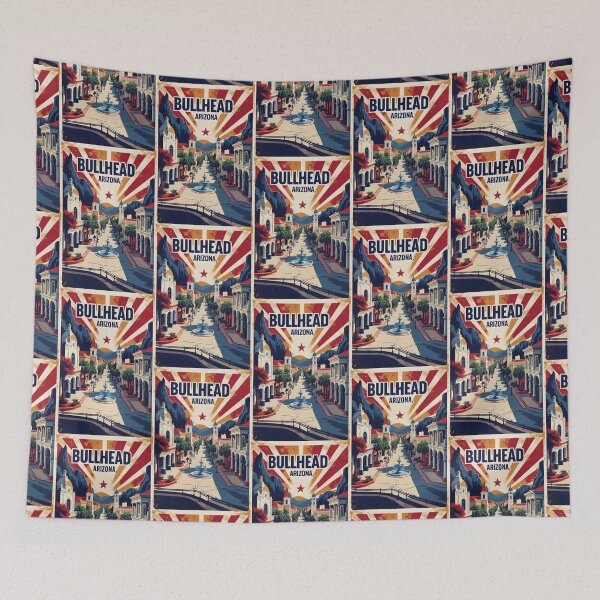 Item preview, Bullhead Arizona 1950s USA Vintage Travel Tourism designed and sold by TravelersGems.