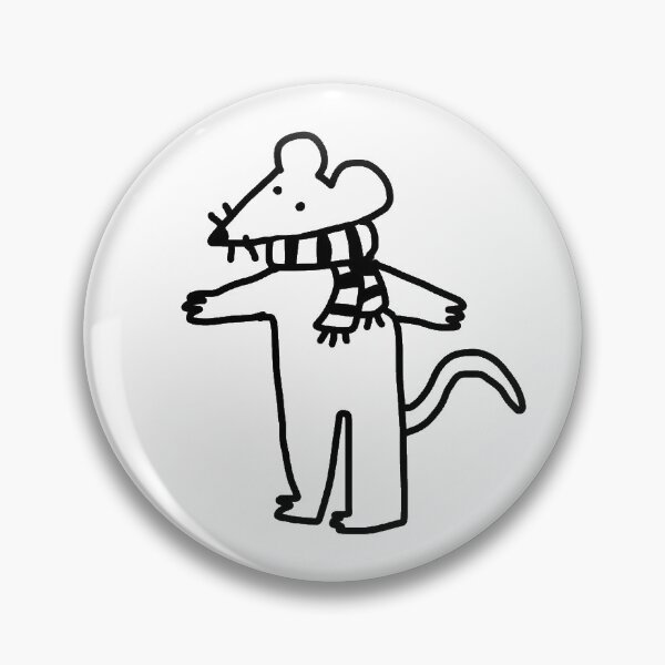 Item preview, Mouse wearing a scarf doodle designed and sold by PocketDrawing.