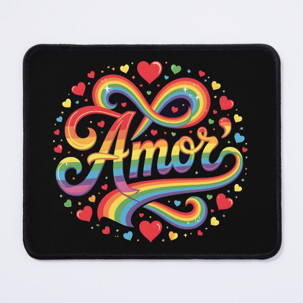 Item preview, 'Amor' in Rainbow Flag Pride Colors  designed and sold by Warriorgal.