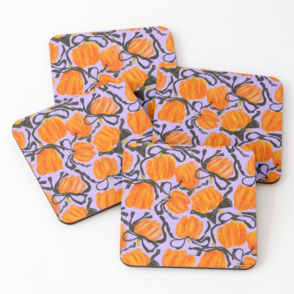 Item preview, Coquette Halloween Pumpkins with Bows Cute Girly Aesthetic  designed and sold by aneladesigns.