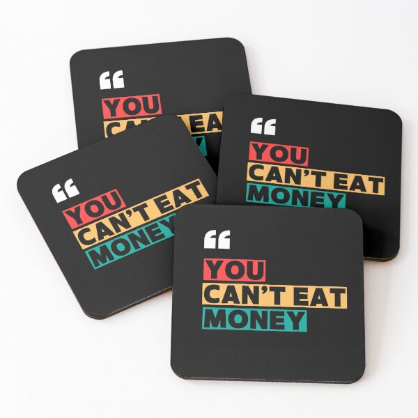 Item preview, Vintage You Can't Eat Money designed and sold by Heroprint.