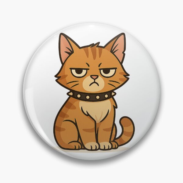 Item preview, Punk Orange Cat designed and sold by anabear-art.