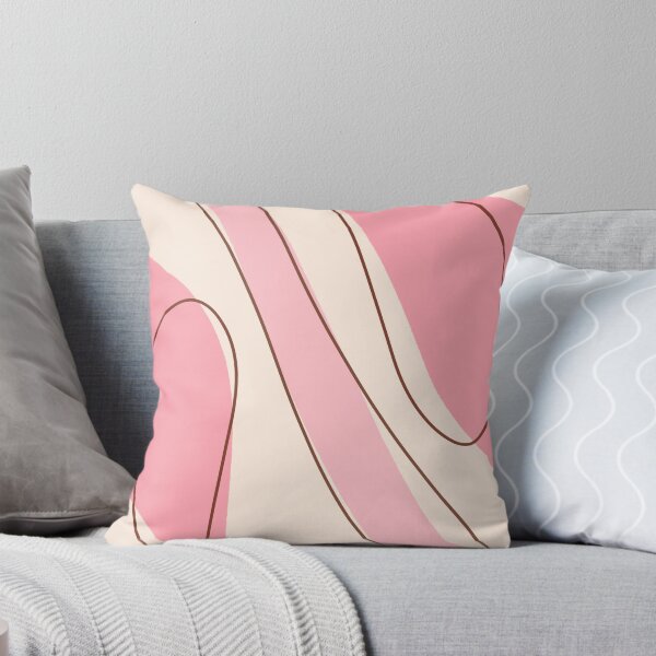 Item preview, Bequem – Abstract Minimalist Pink Line Art designed and sold by whitejasmine.
