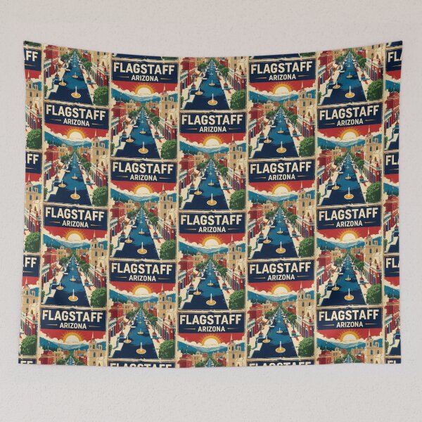 Item preview, Flagstaff Arizona 1950s USA Vintage Travel Tourism designed and sold by TravelersGems.