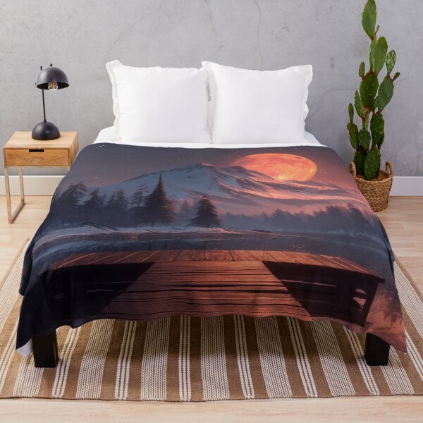 Item preview, Copy of Mountain Landscape And Red moon designed and sold by Rtymer.